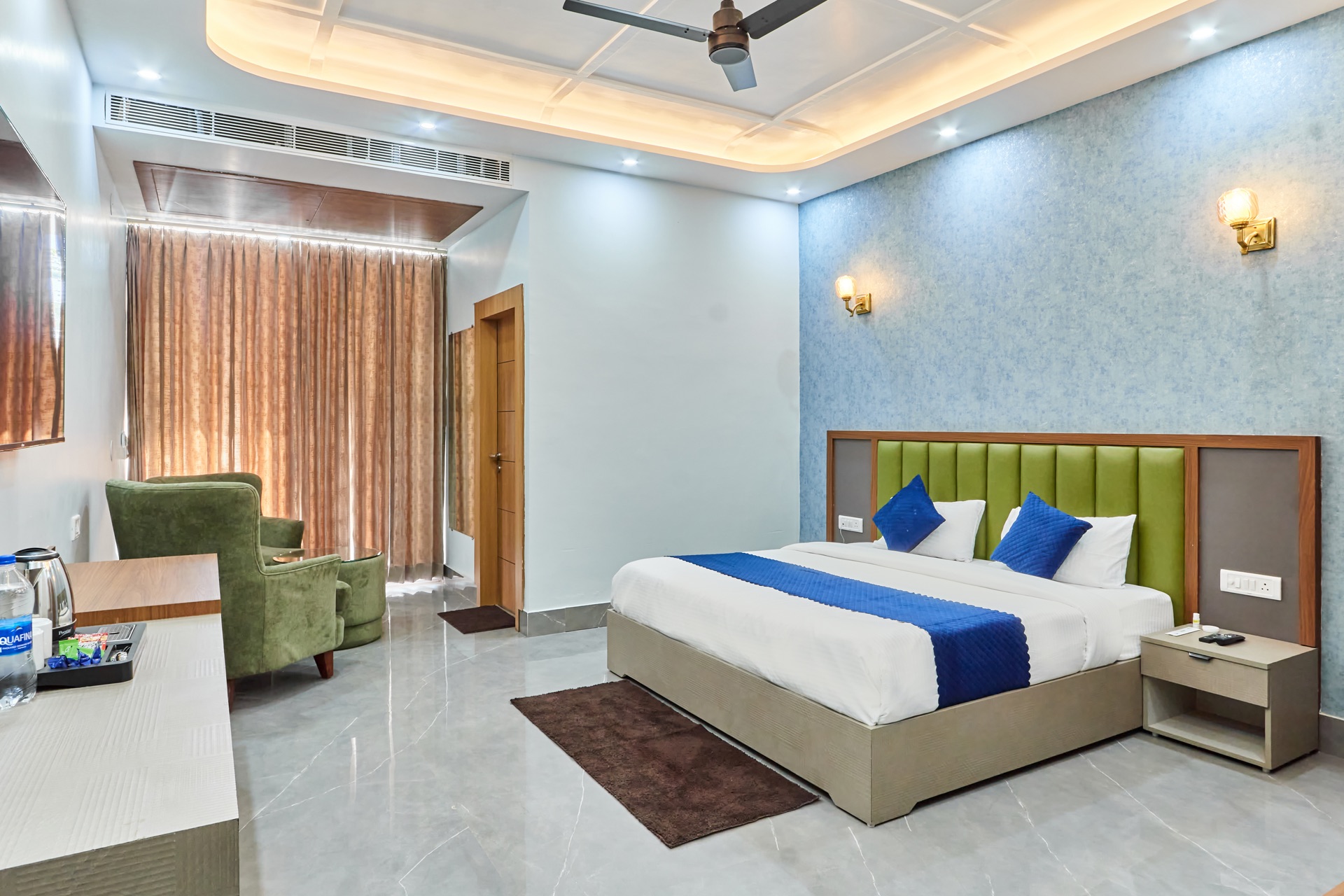 Hotel corridor